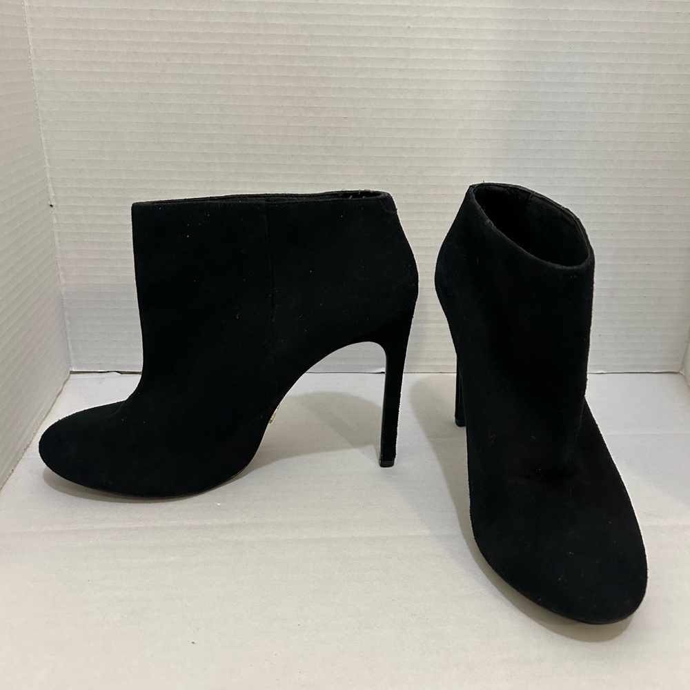 Pour La Victoire Adelle Suede Booties size 7.5 women Y2K - Picture 2 of 11